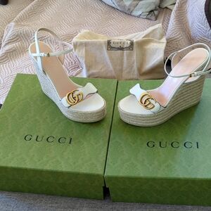 Gucci wedge heels